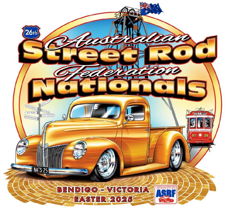2025 ASRF Street Rod Nationals Merchandise Australian Street Rod