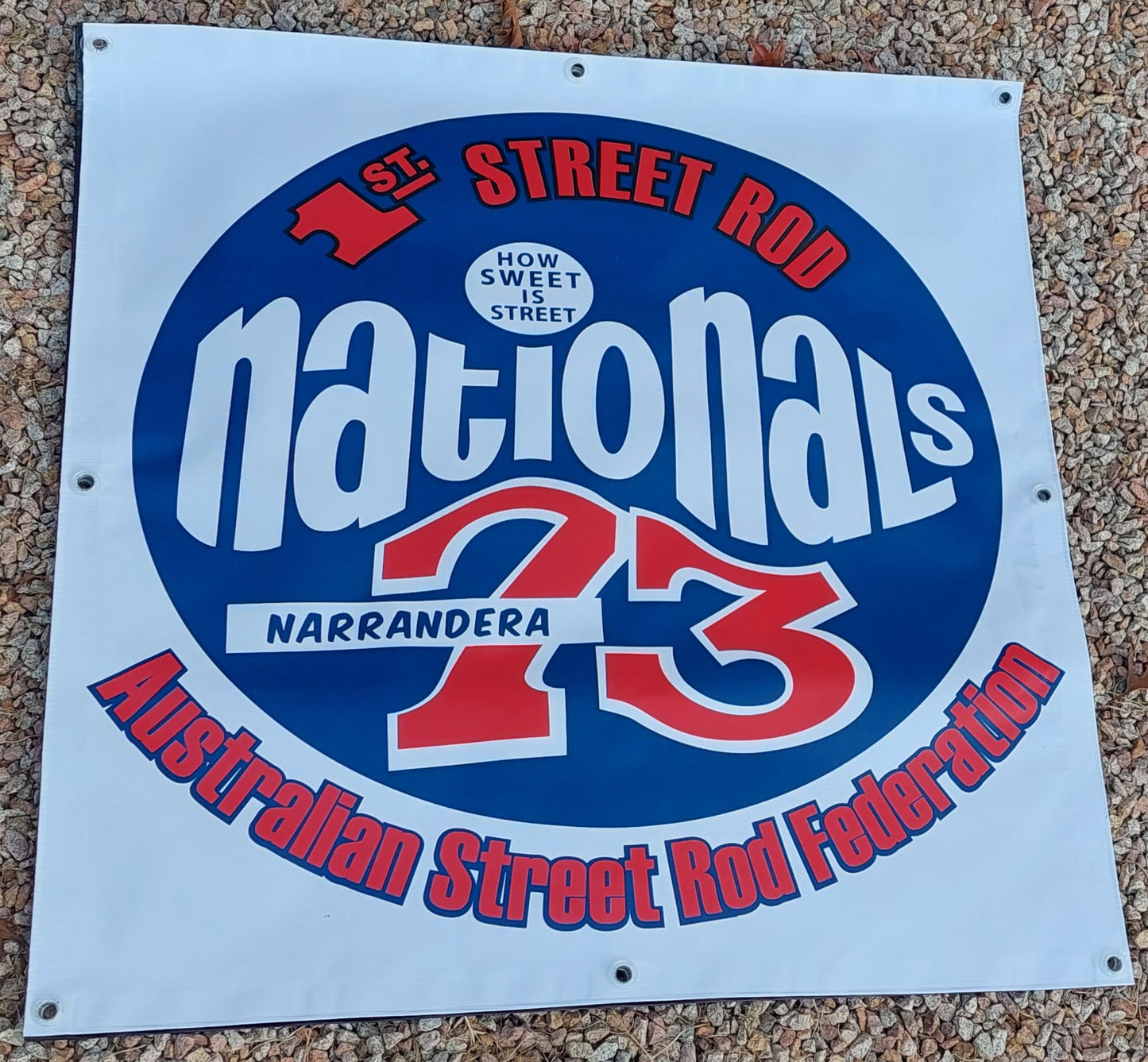 1973 Nationals Canvas Banner
